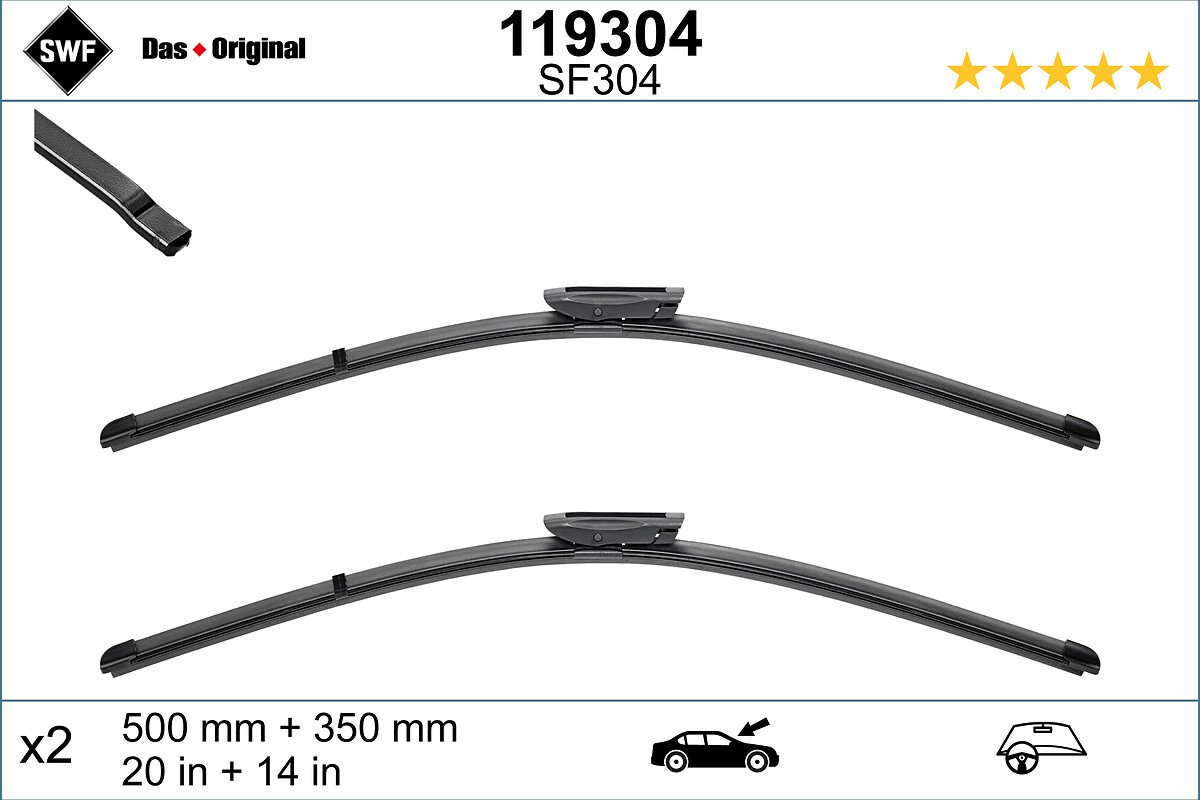 Lamela stergator SWF 119304